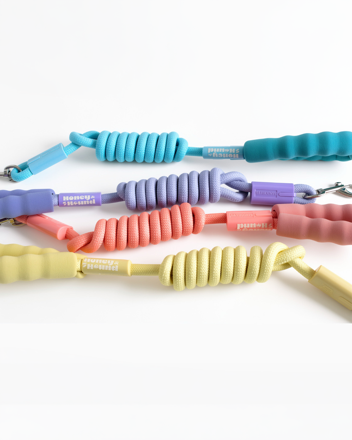 Honey & Hound Everyday Lead - 1.5m Durable Lead with Padded Foam Handle