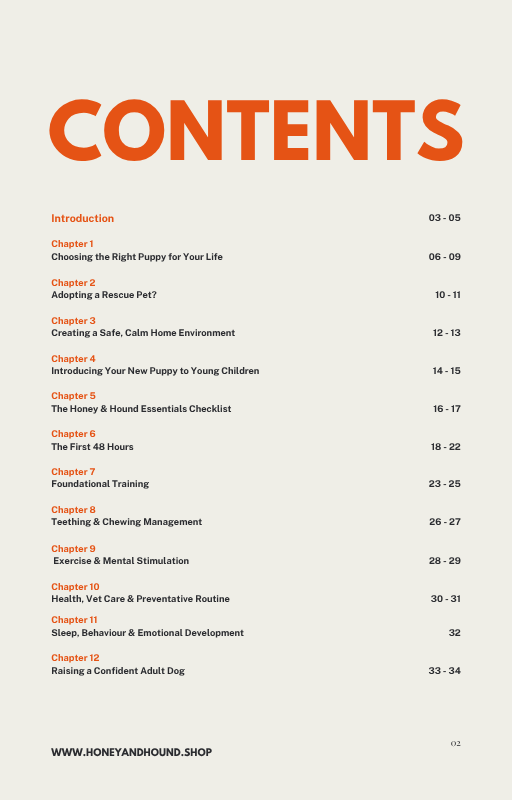Their First Days, Your Forever: A Honey & Hound Puppy Guide (Digital Download)